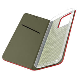 Étui Xiaomi Redmi 10A - AVIZAR - Clapet Magnétique Porte-carte - Rouge
