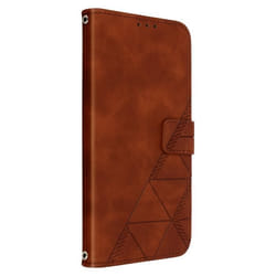 Housse iPhone 14 Plus - AVIZAR - Portefeuille et Support Vidéo - Fermeture Magnétique - Marron
