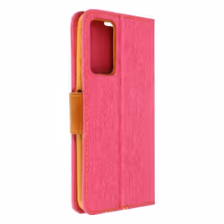 Étui Xiaomi Poco M4 Pro 5G et Redmi Note 11S 5G Tissu Porte-cartes Support Rose