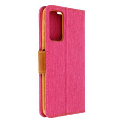 Étui Xiaomi Poco M4 Pro 5G et Redmi Note 11S 5G Tissu Porte-cartes Support Rose