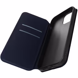 Housse folio iPhone 14 Plus - AVIZAR - Clapet Porte-cartes - Fonction Support Vidéo - Bleu nuit