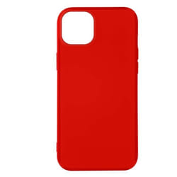 Coque iPhone 14 - Noname - Semi-rigide - Rouge - Douce - Protection chocs et rayures