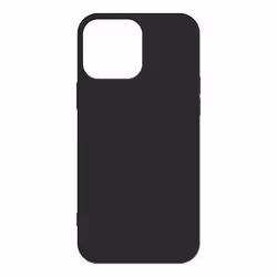 Coque iPhone 14 Pro Résistante Silicone Gel Souple Flexible Fine Légère Noir