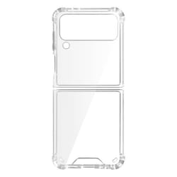 Coque de protection - AVIZAR - Samsung Galaxy Z Flip 4 - Silicone souple - Transparent - Coins renforcés