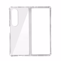 Coque de protection - AVIZAR - Samsung Galaxy Z Fold 4 - Silicone souple - Coins antichocs - Transparent