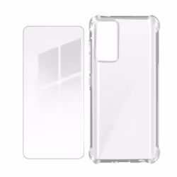 Coque et Verre Trempé - AVIZAR - Xiaomi 12 Lite - Protection 360° - Silicone Renforcé - Transparent