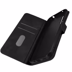 Étui portefeuille AVIZAR pour HTC Desire 22 Pro - Noir - Fonction support vidéo - Languette magnétique