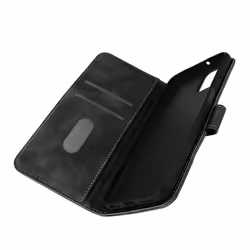 Étui Motorola Moto G32 Portefeuille Support Vidéo Languette Magnétique Noir