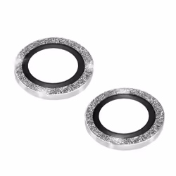 Film de protection - AVIZAR - iPhone 14/14 Plus - Verre trempé 9H - Ultra-fin 0.2mm - Argent pailleté