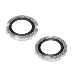 Film de protection - AVIZAR - iPhone 14/14 Plus - Verre trempé 9H - Ultra-fin 0.2mm - Argent pailleté