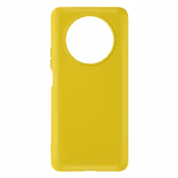 Coque de protection - AVIZAR - Honor Magic 4 Lite - Jaune - Silicone semi-rigide - Soft-touch