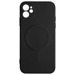 Coque de protection - AVIZAR - iPhone 11 - Silicone résistant - Compatible MagSafe - Noir
