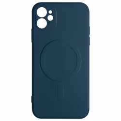 Coque - Mag Cover - iPhone 11 - Silicone - Bleu nuit - Antidérapante
