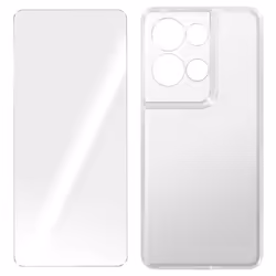 Pack de protection - AVIZAR - Oppo Reno 8 Pro 5G - Silicone gel - Verre trempé 9H - Transparent