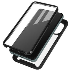 Coque - AVIZAR - Oppo Reno 8 Lite 5G - Dos Transparent - Silicone Noir - Protection Renforcée