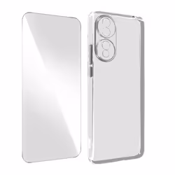Coque de protection - AVIZAR - Honor 70 - Silicone souple - Verre trempé 9H - Transparent