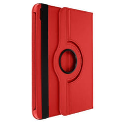 Housse pour iPad 109 2022 - AVIZAR - Support Rotatif 360° - Rouge - Protection intégrale