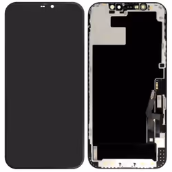 Écran LCD - Compatible - iPhone 12 et 12 Pro - Vitre Tactile - Noir - Remplacement Facile