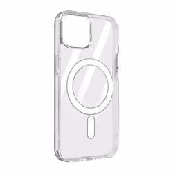 Coque MagSafe pour iPhone 14 Plus - AVIZAR - Cercle magnétique - Rigide - Transparent