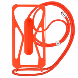 Coque pour smartphone - AVIZAR - Universel - Rouge - Antichocs - Béquille intégrée