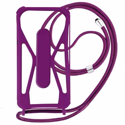Coque AVIZAR - Universelle en silicone - Coins bumper antichocs - Violet