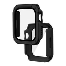Protection Intégrale Verre Trempé Apple Watch Series 6 / 5 / 4 / SE 44mm Noir