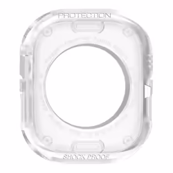 Coque de protection en fibre de carbone pour Apple Watch 8 7 45mm et 6 5 4 2 44mm et 3 2 1 45mm - AVIZAR - Blanc