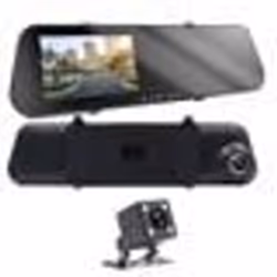 Dashcam Rétroviseur Écran Intégré Caméra Avant Caméra de Recul Full HD 1080p