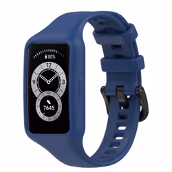 Bracelet - AVIZAR - Huawei Band 7 / 6 Pro / 6 / Honor Band 6 - Silicone Souple - Bleu - Ajustable