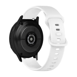 Bracelet - AVIZAR - Galaxy Watch Active 2 - Silicone Lisse - 40mm - Blanc