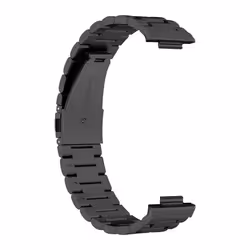Bracelet - AVIZAR - Huawei Watch Fit 2 - Acier Inoxydable - Noir - Boucle Déployante