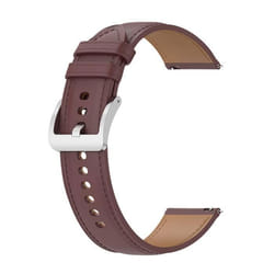 Bracelet Cuir - AVIZAR - Galaxy Watch 3/46mm - Huawei Watch GT3/GT2 - Boucle ardillon - 22mm