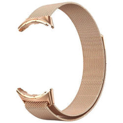 Bracelet pour Google Pixel Watch - AVIZAR - Milanais Magnétique - Acier Inoxydable - Rose Gold - Mixte