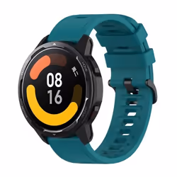 Bracelet AVIZAR pour Xiaomi Watch S1 Active / Watch Color 2 - Silicone souple - Vert