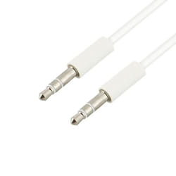 Câble Audio Auxiliaire AVIZAR - Jack 3.5mm - 1m - Blanc