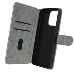 Housse pour Honor X8 5G et Honor X6 - AVIZAR - Chesterfield - Gris - Portefeuille et Support Vidéo