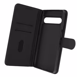 Housse pour Google Pixel 7 Pro - AVIZAR - Clapet Portefeuille - Fonction Support Vidéo - Noir