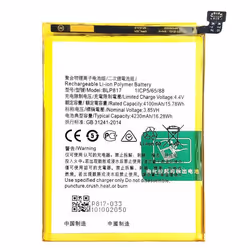 Batterie Interne pour Oppo A15 4230mAh 100% Compatible Remplace BLP817