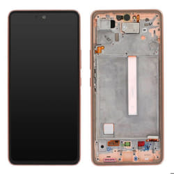 Écran Complet - SAMSUNG - A53 5G - Super AMOLED 65 pouces - Châssis pêche - Installation facile