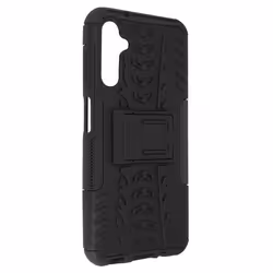 Coque Samsung Galaxy A14 5G - AVIZAR - Bi-matière Antichoc Béquille Support Noir