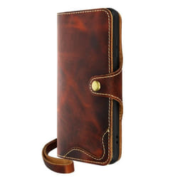 Étui Portefeuille - Samsung - Galaxy S23 - Cuir Véritable - Vintage - Anti Rayures