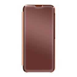 Housse AVIZAR pour Samsung Galaxy S23 - Étui Clear View avec Clapet Miroir Rose Gold