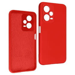Coque - Xiaomi - Redmi Note 12 Pro 5G - Silicone Semi-rigide - Rouge - Protection Chocs/Rayures