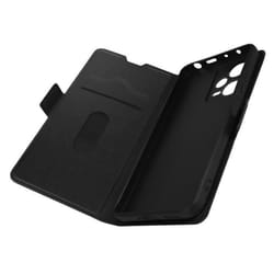 Étui AVIZAR pour Xiaomi Redmi Note 12 Pro 5G - Noir - Double Languette Magnétique - Fonction Support Vidéo
