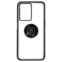 Coque pour Oppo A77 A57 et A57s Bi-matière Bague Métallique Support Vidéo Noir