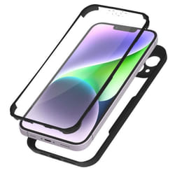 Coque de protection - AVIZAR - iPhone 14 Plus - Antichoc - Plexiglas - Polymère noir