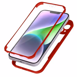 Coque de protection - AVIZAR - iPhone 14 Plus - Antichoc - Plexiglas - Polymère Rouge