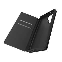 Housse pour Samsung Galaxy S23 Ultra - AVIZAR - Clapet Porte-carte Support Vidéo - Noir