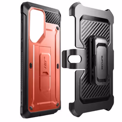 Coque pour smartphone - Supcase - Unicorn Beetle Pro - Antichoc - Rouge - Compatible Samsung S23 Ultra