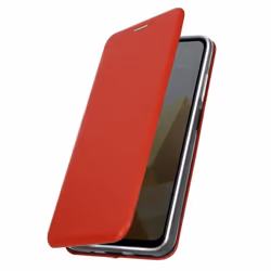 Housse pour Xiaomi Poco M5 - AVIZAR - Rouge - Support vidéo - Porte-carte - Protection intégrale